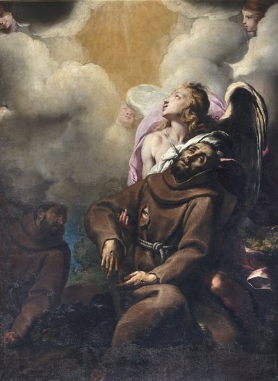 Saint François et les stigmates - Giovanni Battista 1567 1633 Crespi